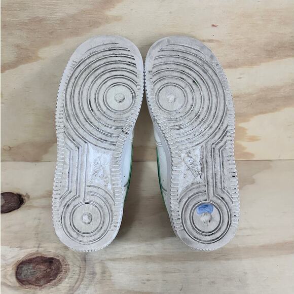 Nike-Air Force 1 Low Se 40th-Sneakers-White-Kids Little Unisex -2.5Y -FJ2887-101 - Picture 8 of 9